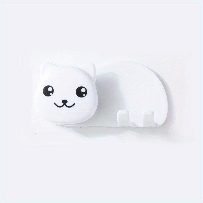 Cat Wall Mounted Toothpaste & Toothbrush Holder