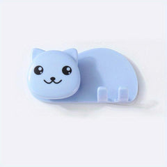 Cat Wall Mounted Toothpaste & Toothbrush Holder