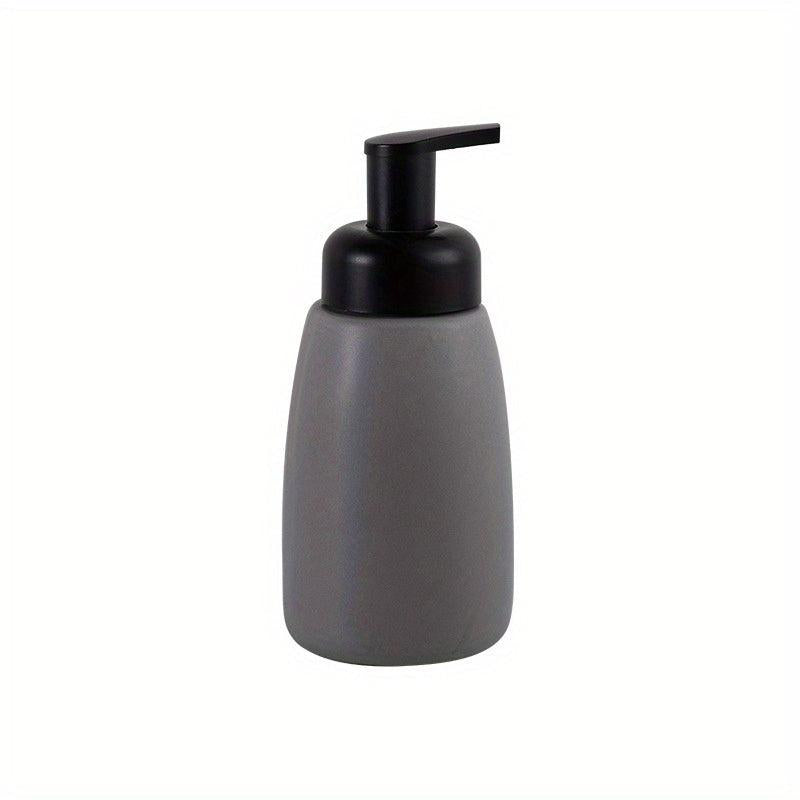 Ceramic Foaming Hand Soap Dispenser Bathroom Lotion Bottle With Pump