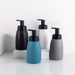 Ceramic Foaming Hand Soap Dispenser Bathroom Lotion Bottle With Pump