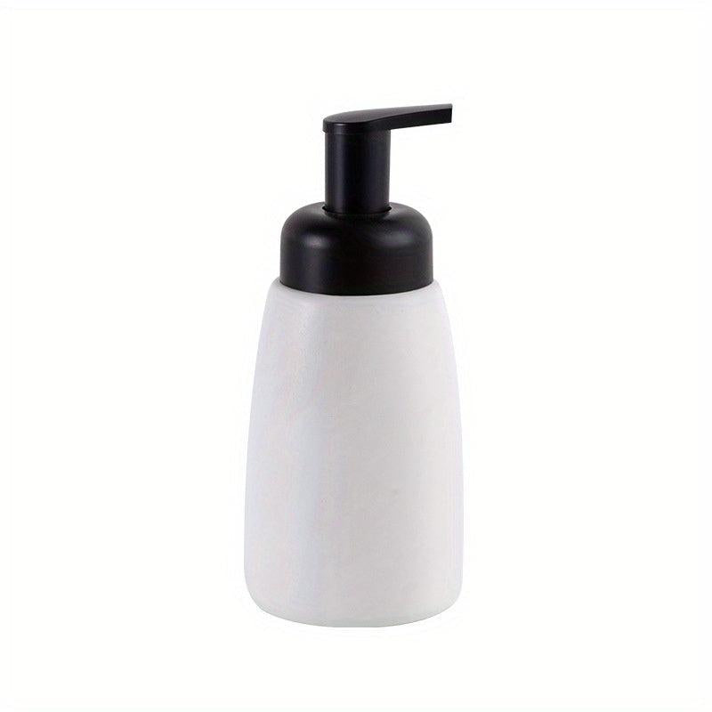 Ceramic Foaming Hand Soap Dispenser Bathroom Lotion Bottle With Pump