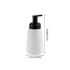 Ceramic Foaming Hand Soap Dispenser Bathroom Lotion Bottle With Pump