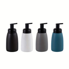 Ceramic Foaming Hand Soap Dispenser Bathroom Lotion Bottle With Pump