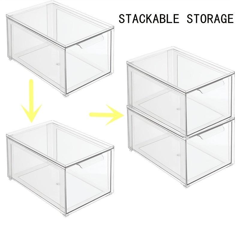 Clear Drawer Storage Box for Makeup and Accessories