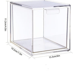 Clear Drawer Storage Box for Makeup and Accessories