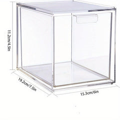 Clear Drawer Storage Box for Makeup and Accessories