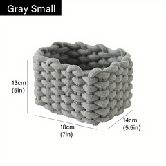 Handwoven Storage Basket for Cosmetics Toys Snacks Picnic Life