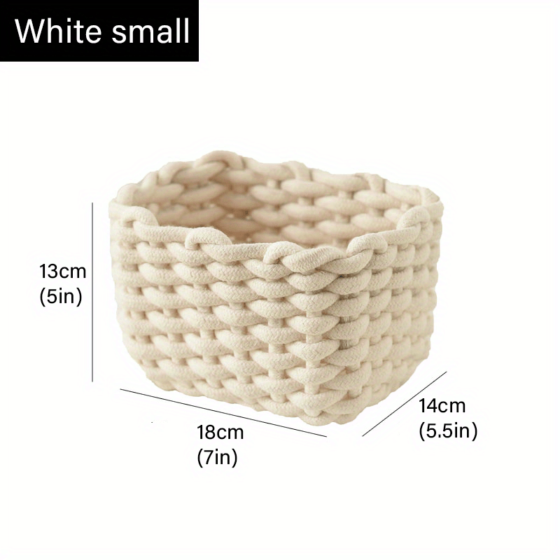 Handwoven Storage Basket for Cosmetics Toys Snacks Picnic Life