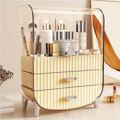 Acrylic Cosmetic Storage Box Dustproof Skin Care Products Desktop Shelf