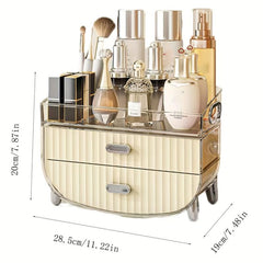 Acrylic Cosmetic Storage Box Dustproof Skin Care Products Desktop Shelf