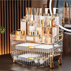 Acrylic Cosmetic Storage Box Dustproof Skin Care Products Desktop Shelf
