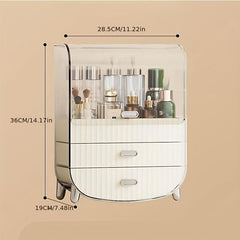Acrylic Cosmetic Storage Box Dustproof Skin Care Products Desktop Shelf