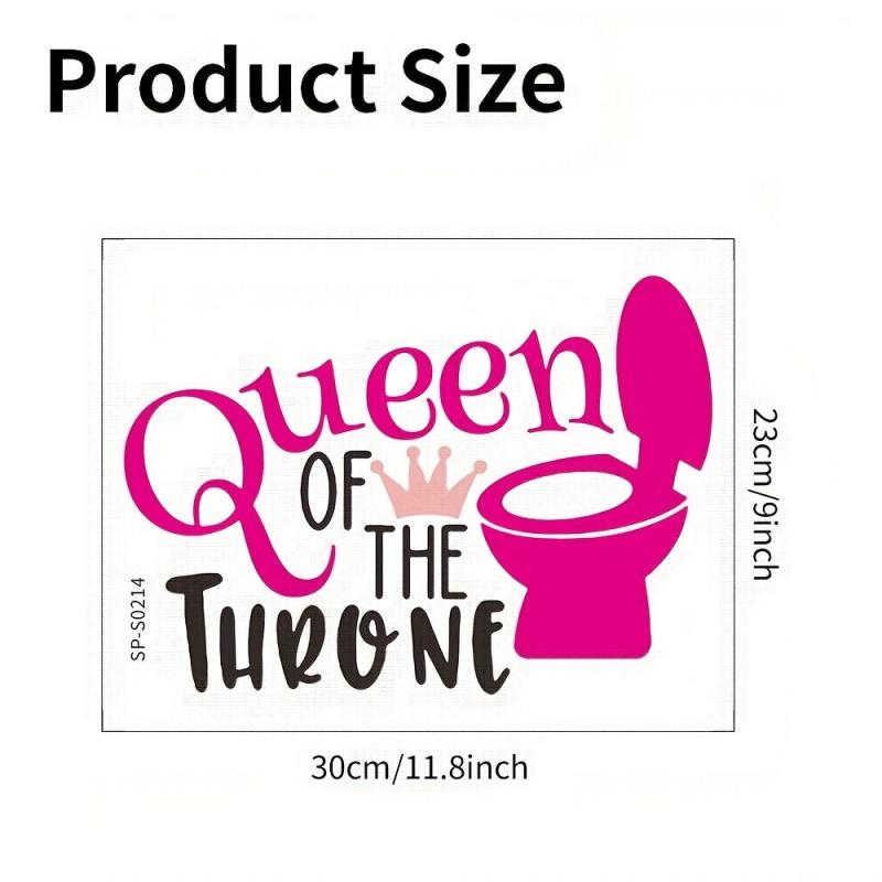 Fun Toilet Lid Decal Sticker - Transform Your Bathroom!