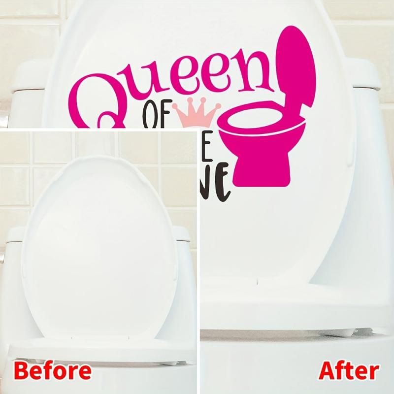 Fun Toilet Lid Decal Sticker - Transform Your Bathroom!
