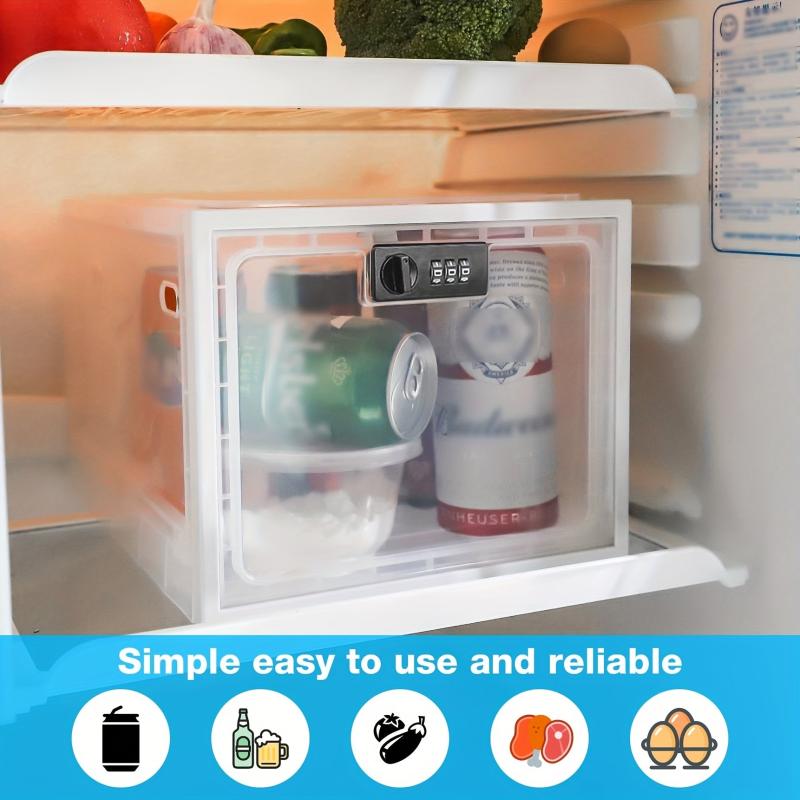 Lockable Medicine Storage Box for Home School Office, 30.3cmx23.6cmx19cm