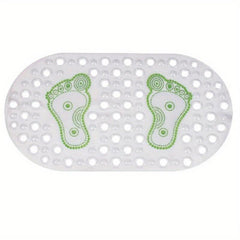 Non Slip Bath Tub Shower Mat with Suction Cups and Drain Holes