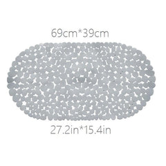 Non Slip Bath Tub Shower Mat with Suction Cups and Drain Holes