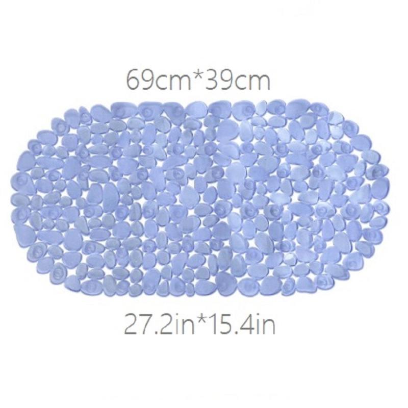Non Slip Bath Tub Shower Mat with Suction Cups and Drain Holes