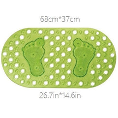Non Slip Bath Tub Shower Mat with Suction Cups and Drain Holes