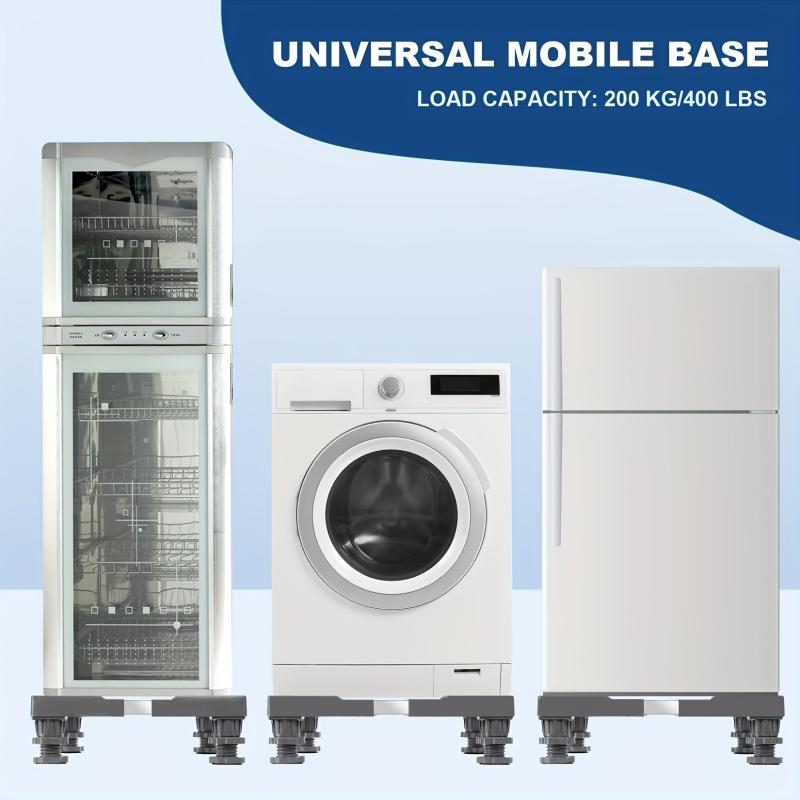 Adjustable Washing Machine Base Stand with 4 Strong Feet