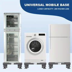 Adjustable Washing Machine Base Stand with 4 Strong Feet