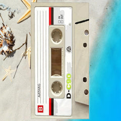 Stylish Recording Tape Pattern Beach Towel Soft & Microfiber Sports Style