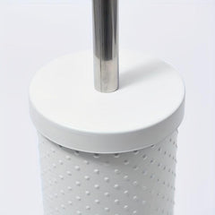 Stainless Steel Toilet Brush With Holder Long Handle No Dead Corner Bathroom Acc