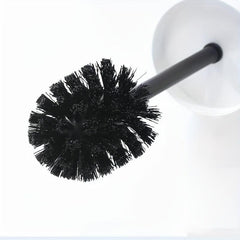 Stainless Steel Toilet Brush With Holder Long Handle No Dead Corner Bathroom Acc