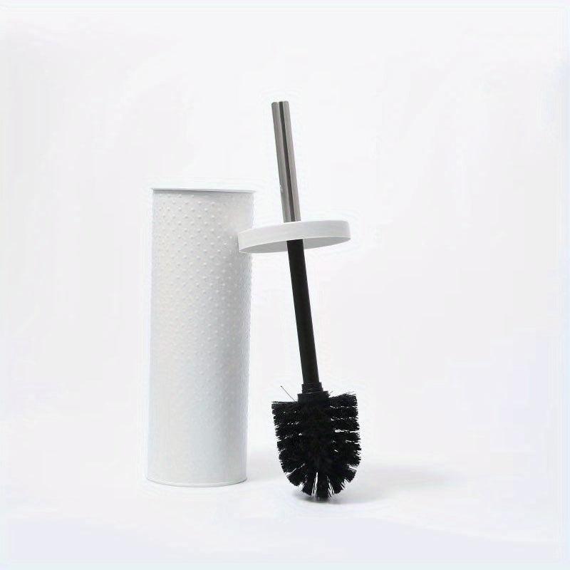 Stainless Steel Toilet Brush With Holder Long Handle No Dead Corner Bathroom Acc