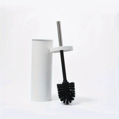 Stainless Steel Toilet Brush With Holder Long Handle No Dead Corner Bathroom Acc