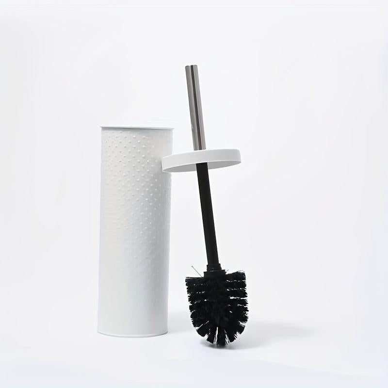Stainless Steel Toilet Brush With Holder Long Handle No Dead Corner Bathroom Acc