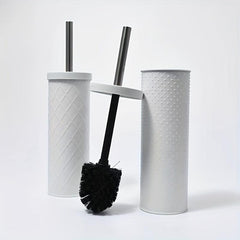Stainless Steel Toilet Brush With Holder Long Handle No Dead Corner Bathroom Acc