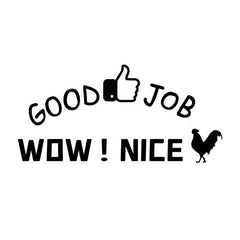 Funny Toilet Lid Decal Self Adhesive Wall Sticker Bathroom Decor