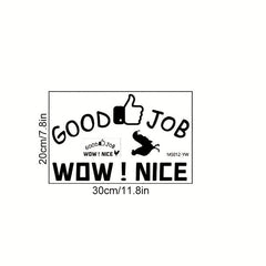 Funny Toilet Lid Decal Self Adhesive Wall Sticker Bathroom Decor