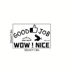 Funny Toilet Lid Decal Self Adhesive Wall Sticker Bathroom Decor