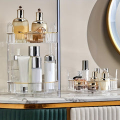 Rotating Cosmetic Storage Box Makeup Organizer