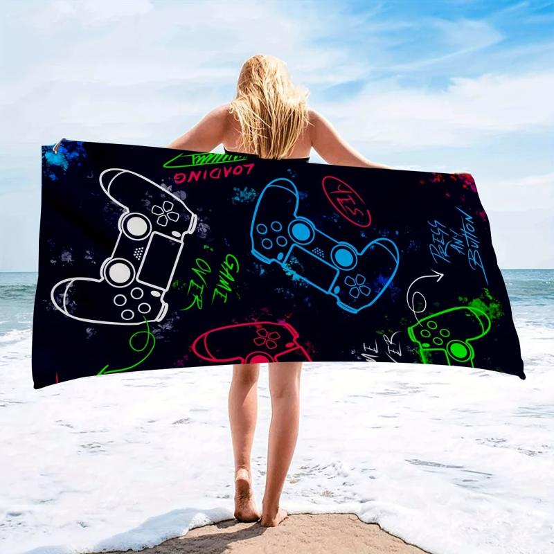 Microfiber Beach Towel for Gaming Enthusiasts - Quick Drying Towel