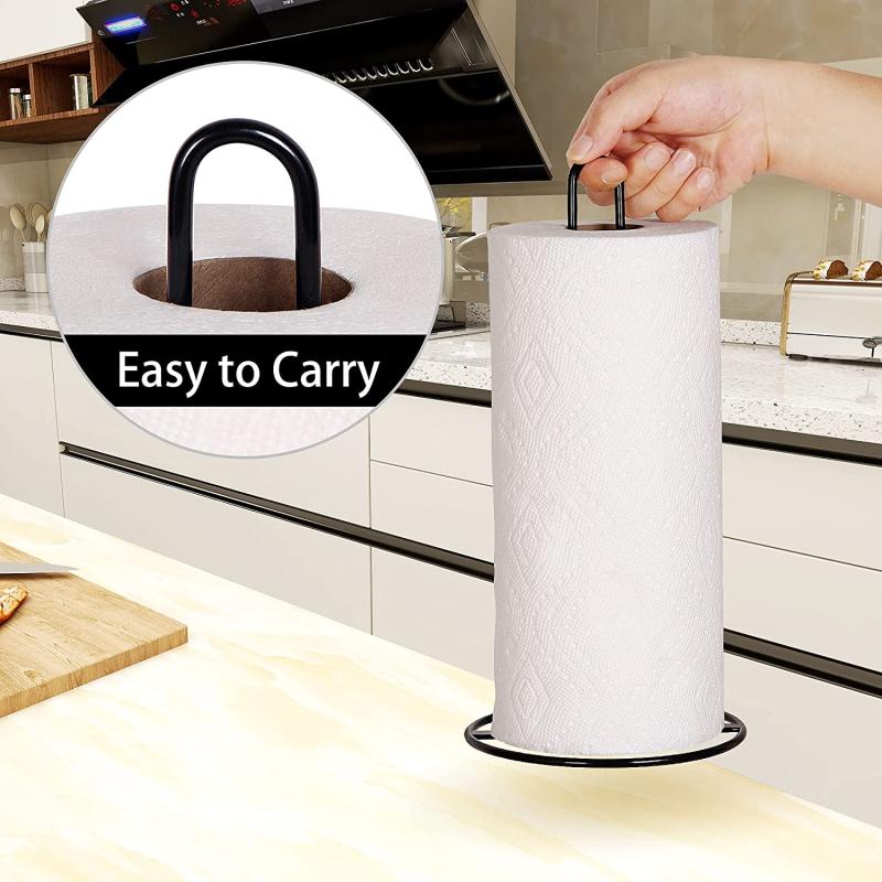 Metal Paper Towel Holder Kitchen Roll Paper Dispenser Home