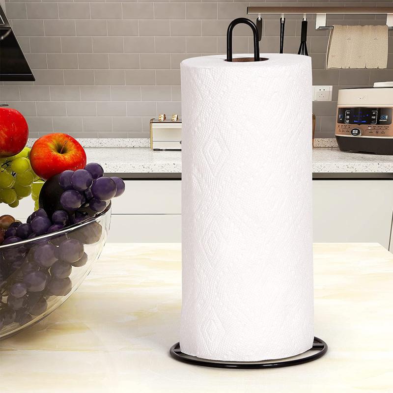 Metal Paper Towel Holder Kitchen Roll Paper Dispenser Home
