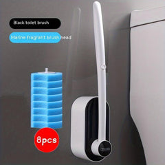 Toilet Brush Holder Set, Wall Mounted Bathroom Cleaning Tool