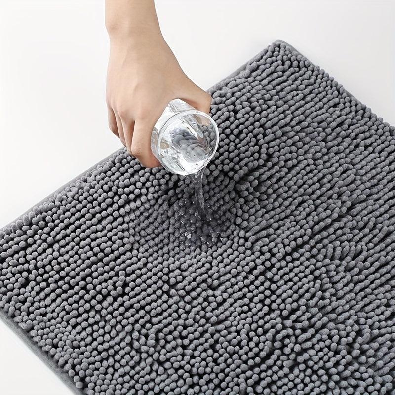 2pcs Non Slip Bathroom Rug Toilet Mat Set Bathroom Decor