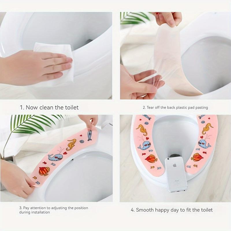 Cartoon Toilet Seat Cover Waterproof Toilet Seat Cushion
