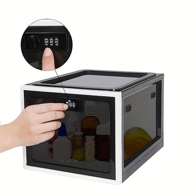 Large Medicine Lock Box Storage Container Refrigerator Food Safe Lockable Box