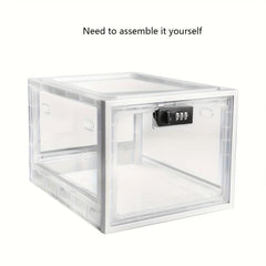 Large Medicine Lock Box Storage Container Refrigerator Food Safe Lockable Box