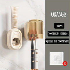 Automatic Toothpaste Dispenser & Holder Kit for Couples