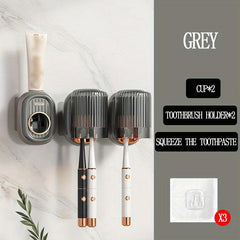 Automatic Toothpaste Dispenser & Holder Kit for Couples