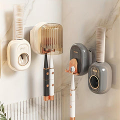 Automatic Toothpaste Dispenser & Holder Kit for Couples