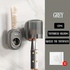 Automatic Toothpaste Dispenser & Holder Kit for Couples