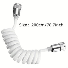 1pc Spring Flexible Shower Hose for Bidet Sprayer Easy Install