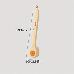Gentle Long Handle Bath Brush Soft Shower Brush for Back and Body
